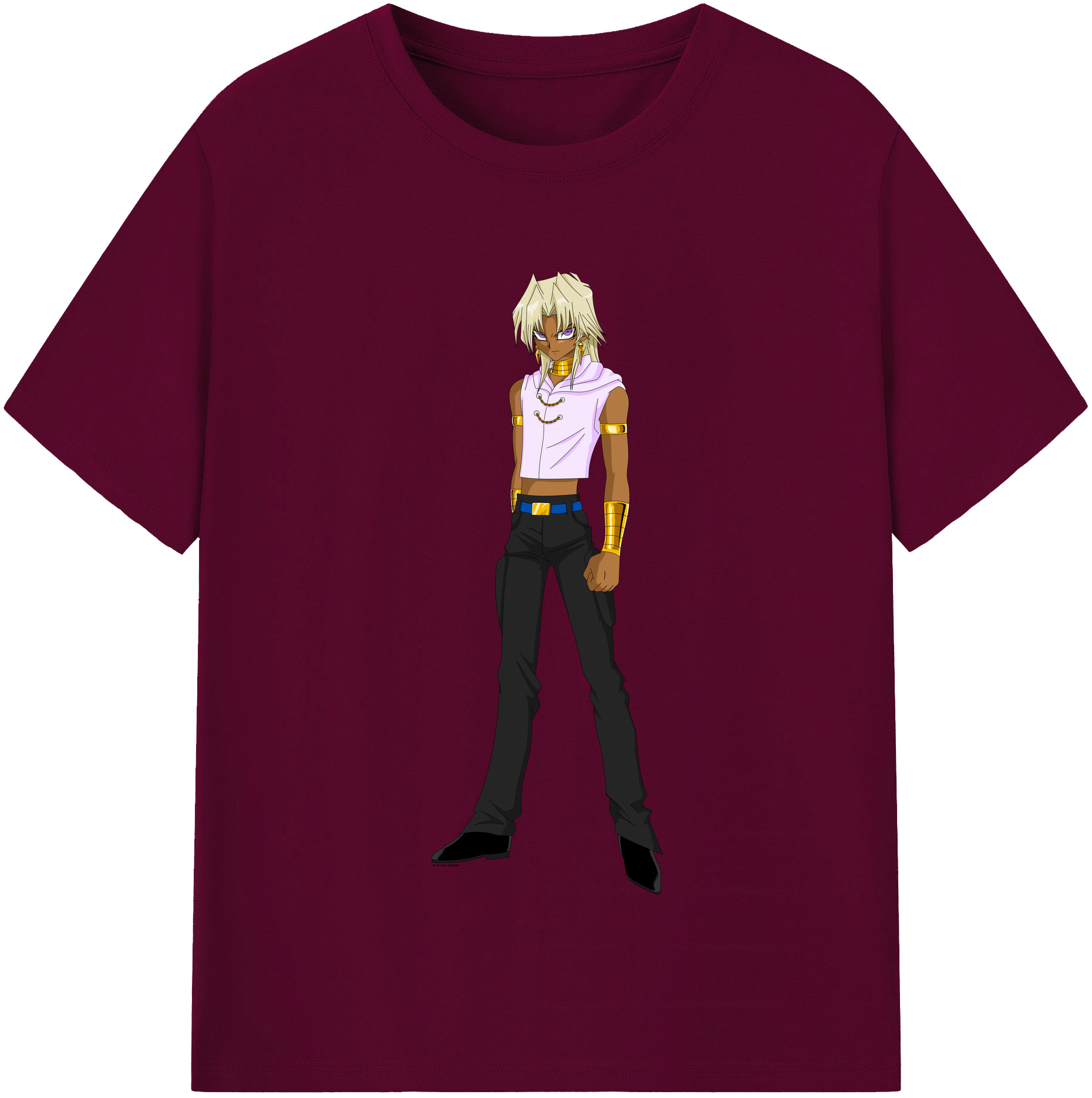 （画像用） 遊☆戯☆王 Yu-Gi-Oh! レディースカジュアルプリントTシャツ（綿100％）